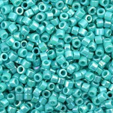 Miyuki delica Beads 11/0 - Opaque turquoise ab DB-166